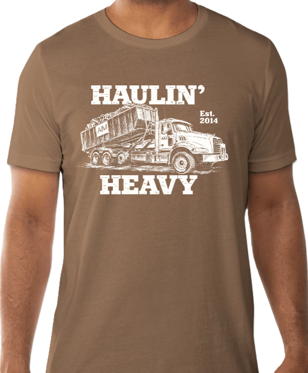 Haulin' Heavy Vintage Brown T-Shirt