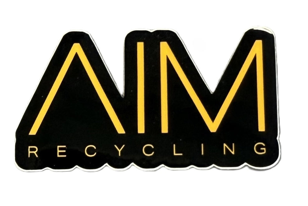 Aim Stickers AIM Recycling Sticker – AIM Recycling Swag