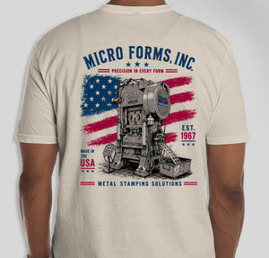 Micro Forms Patriotic T-Shirt